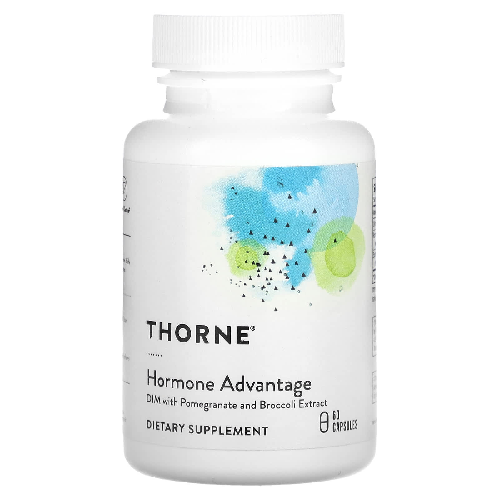 Дііндолілметан з екстрактом граната та броколі, Thorne Research Hormone Advantage, 60 капсул