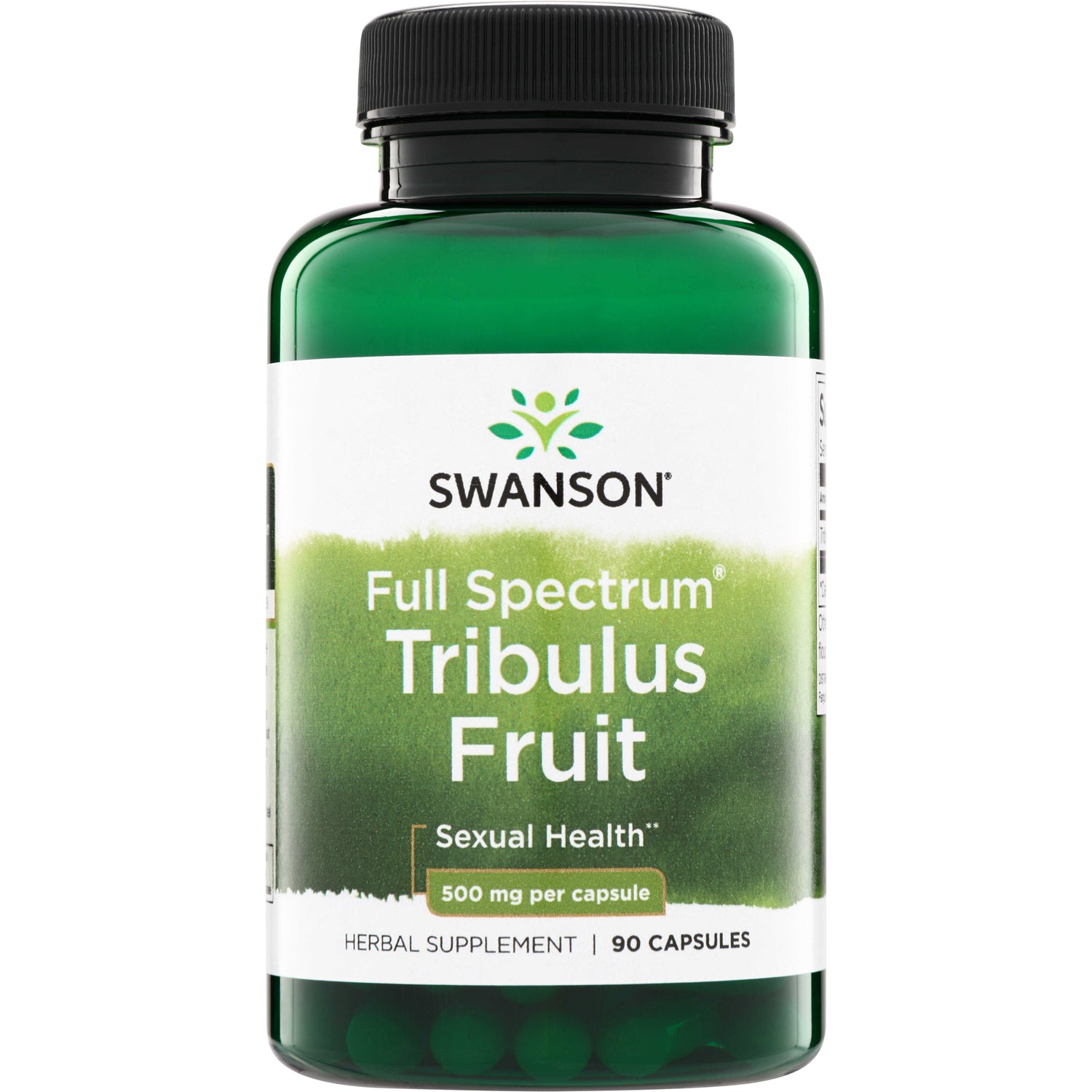 Трибулус, Swanson Full-Spectrum Tribulus Fruit, 500 мг, 90 капсул