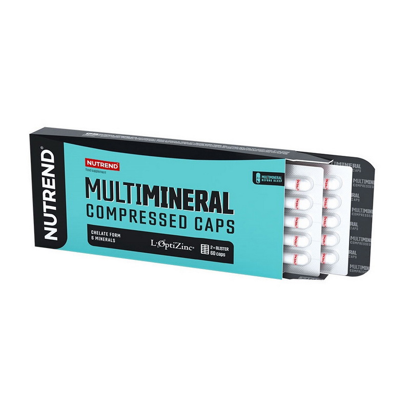 Мультимінеральний комплекс, Nutrend MultiMineral, 60 капсул