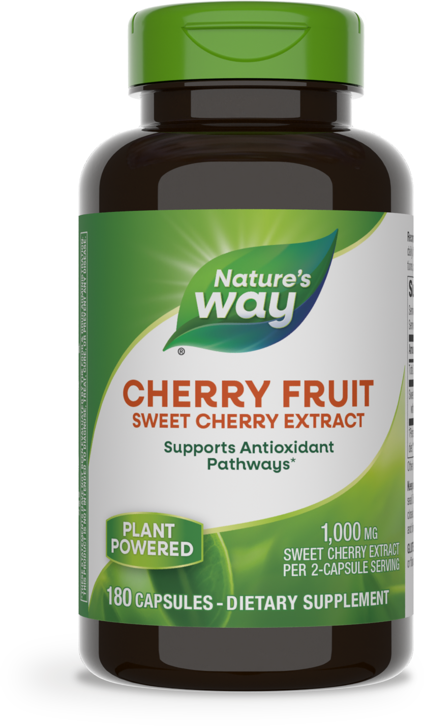 Екстракт вишні для здоров'я суглобів, Nature's Way Cherry Fruit Sweet Cherry Extract, 1000 мг, 180 капсул