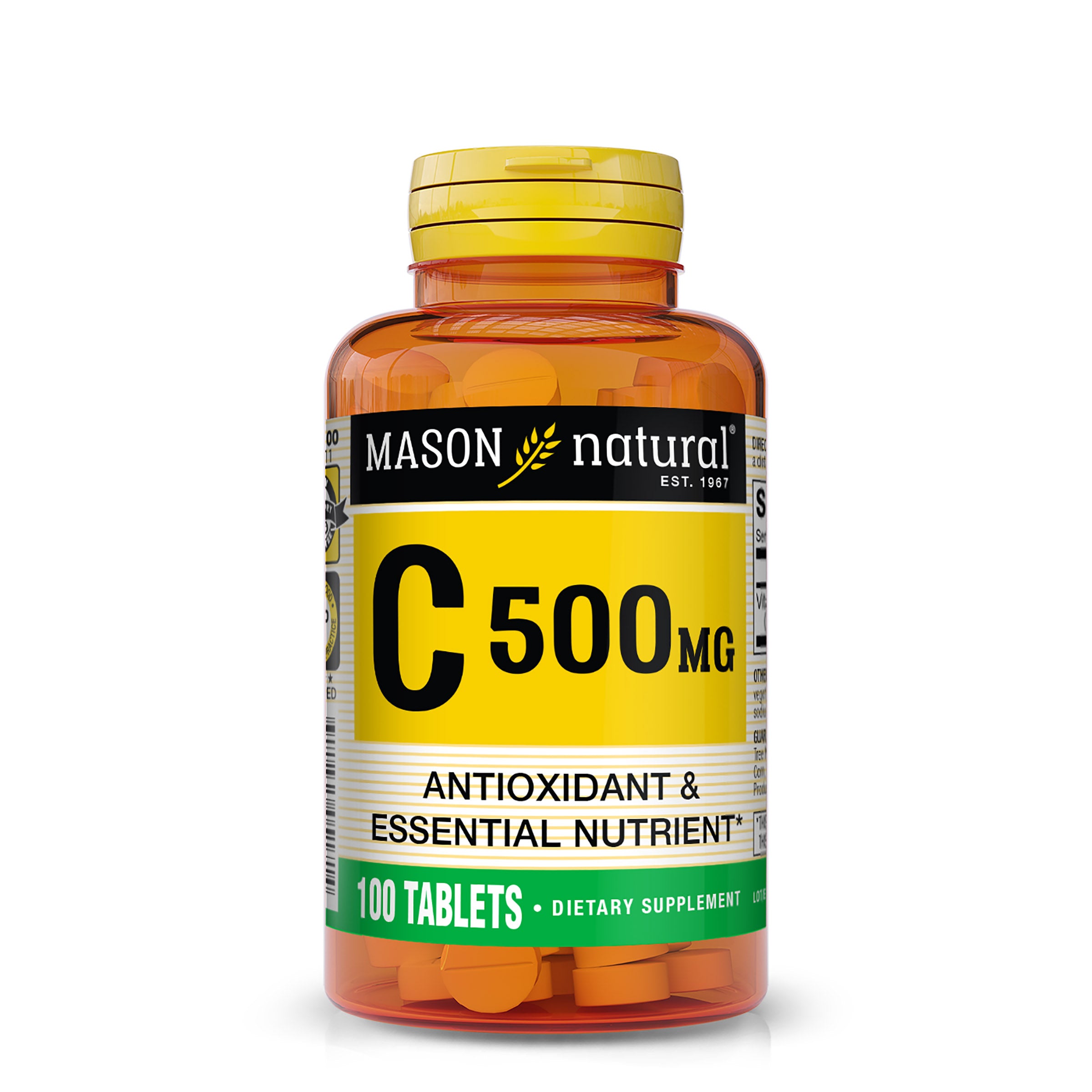Вітамін C, Mason Natural Vitamin C, 500 мг, 100 таблеток
