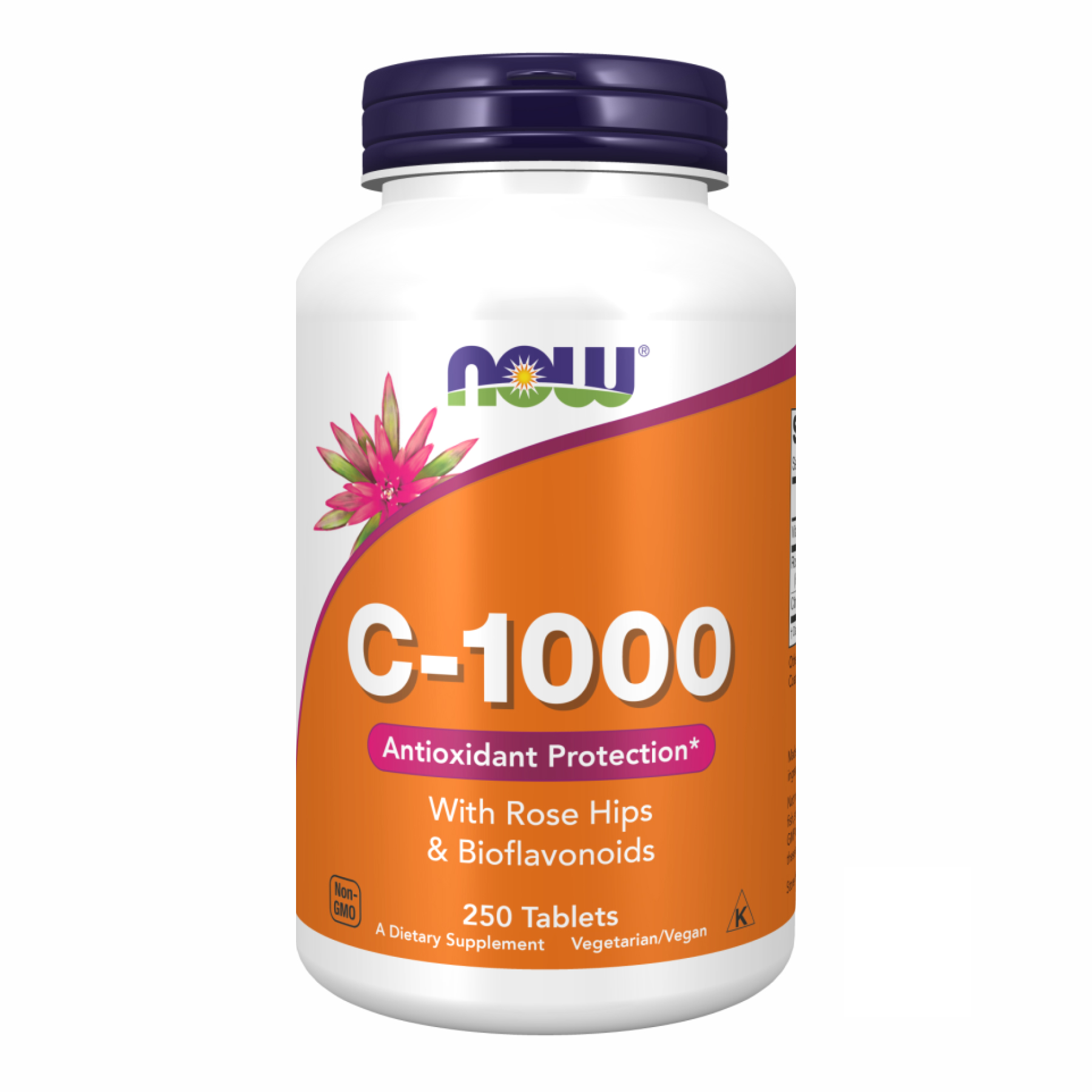 Вітамін С з шипшиною та біофлавоноїдами, Now Foods C-1000 With Rose Hips and Bioflavonoids, 1000 мг, 250 таблеток