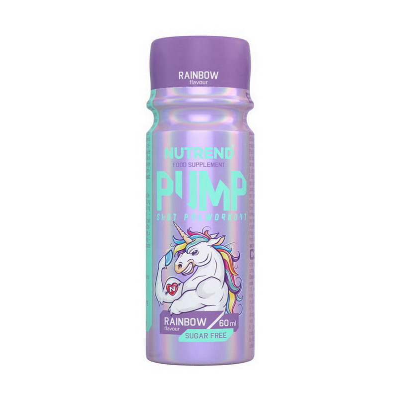 Передтренувальний комплекс, Nutrend Pump Shot, 60 мл (Веселка)