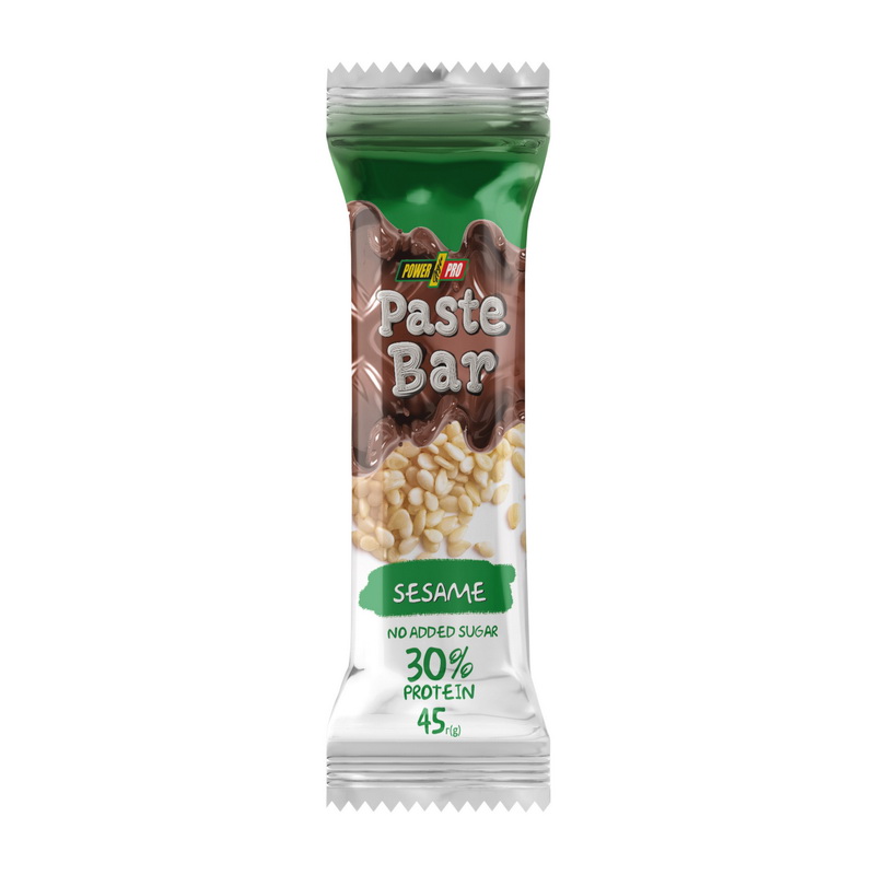 Протеїновий батончик, Power Pro Paste Bar, 45 г (Кунжут)