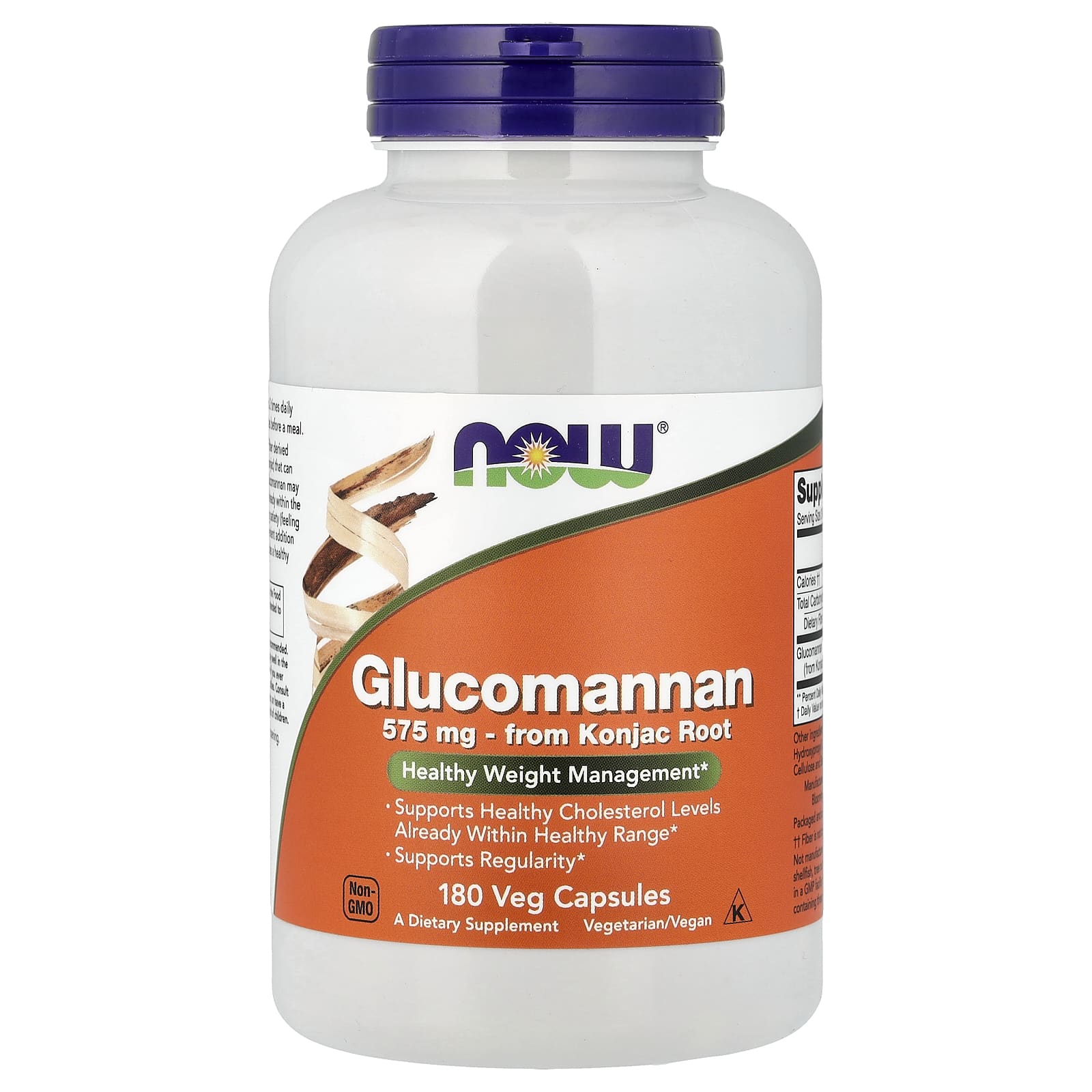 Glucomannan 575 мг - 180 veg caps
