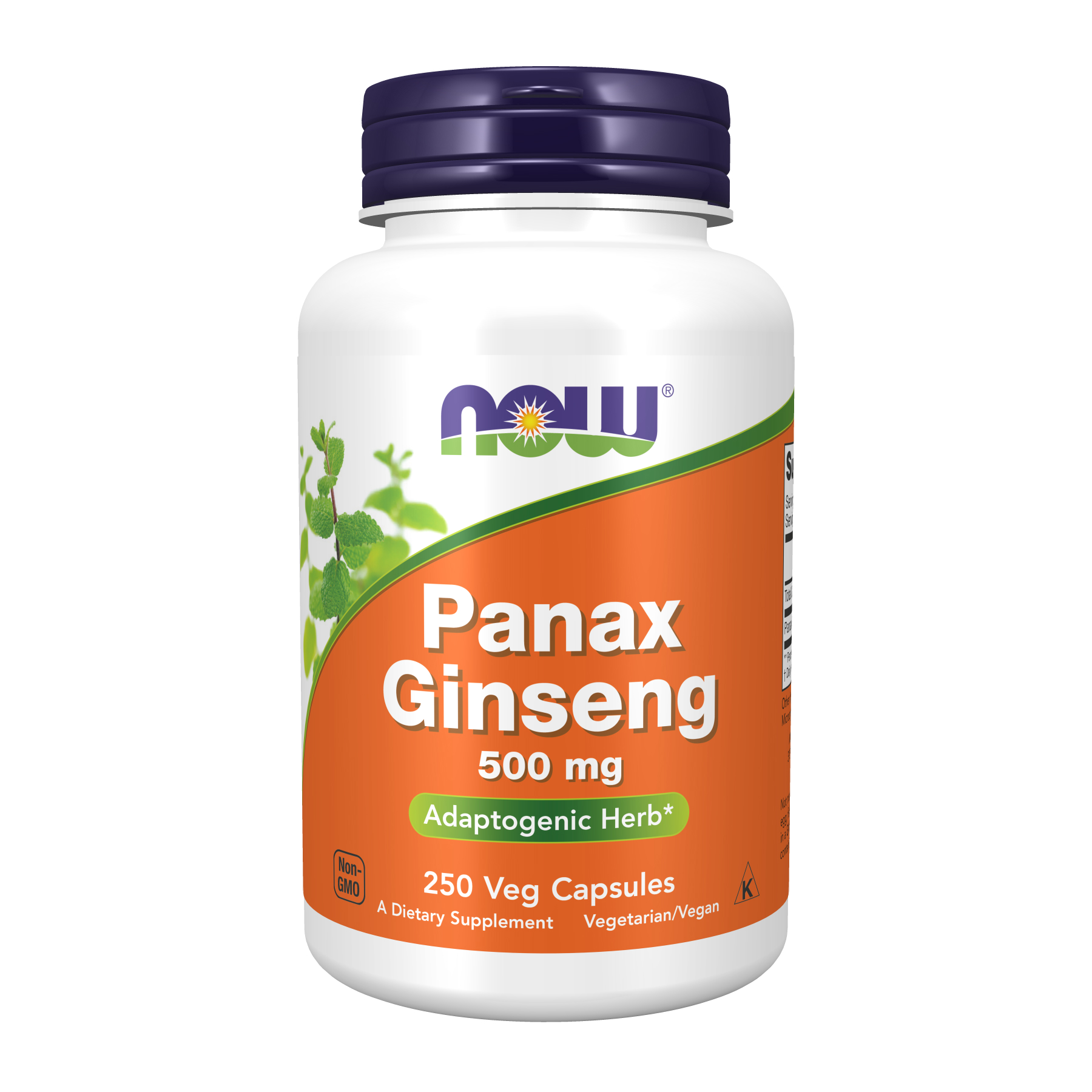 Женьшень, екстракт, Now Foods Panax Ginseng Extract, 500 мг, 250 вегетаріанських капсул