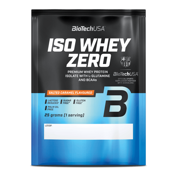 Протеїн сироватковий ізолят, BioTech Iso Whey Zero, 25 г (Банан)