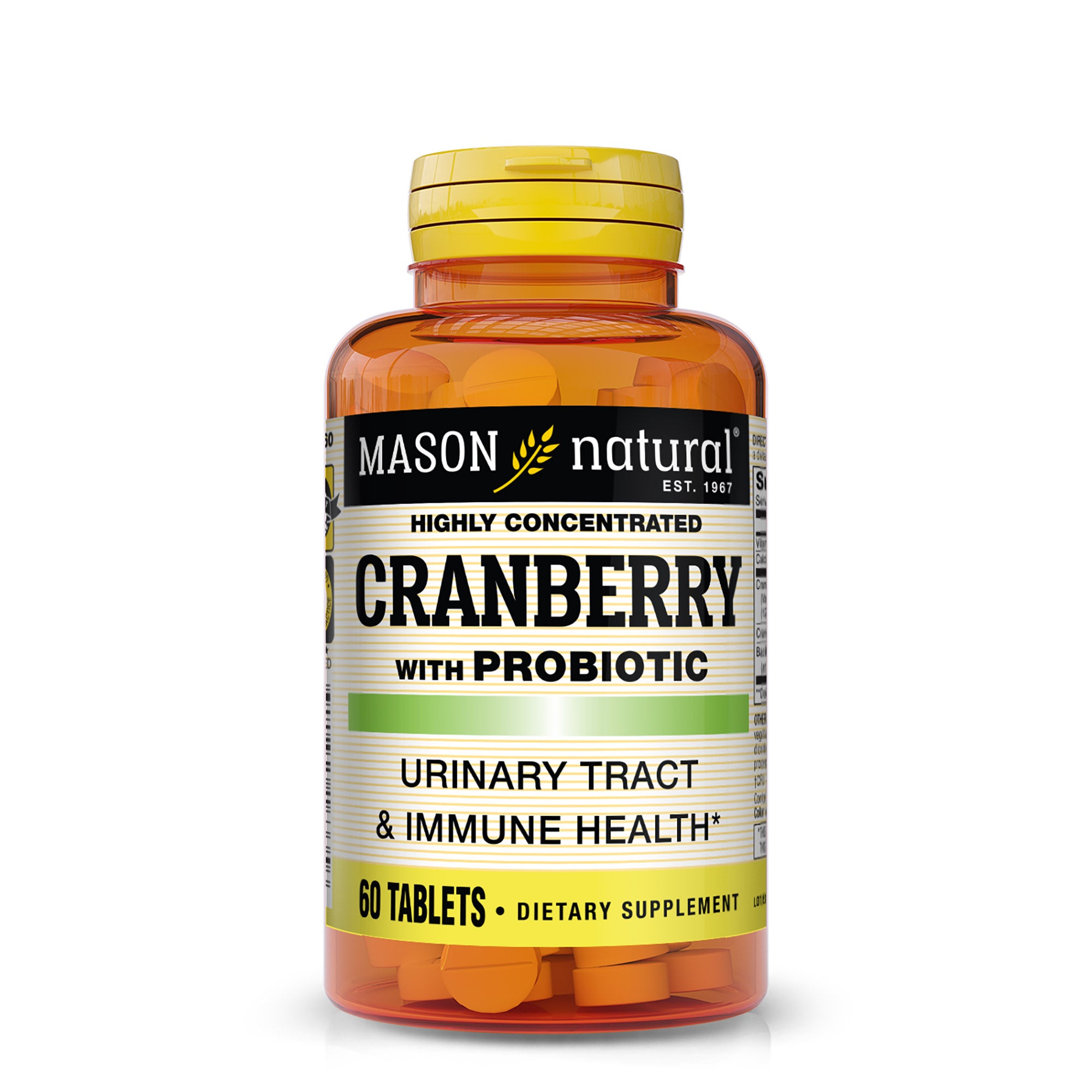 Журавлина з пробіотиком, Mason Natural Cranberry with Probiotic, 60 таблеток