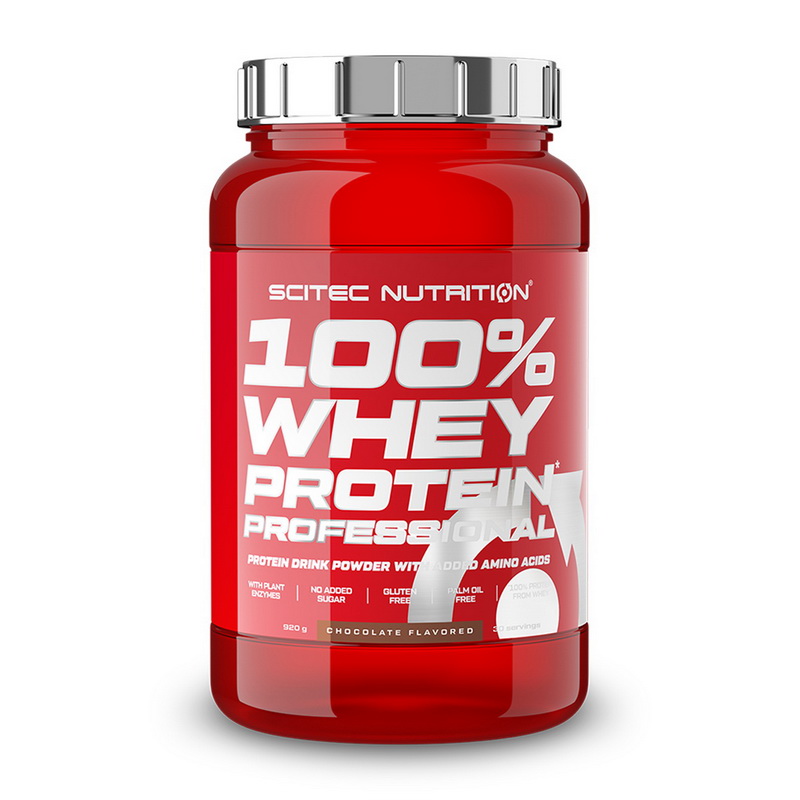 Протеїн сироватковий, Scitec Nutrition 100% Whey Protein Professional, 920 г (Арахісове масло)