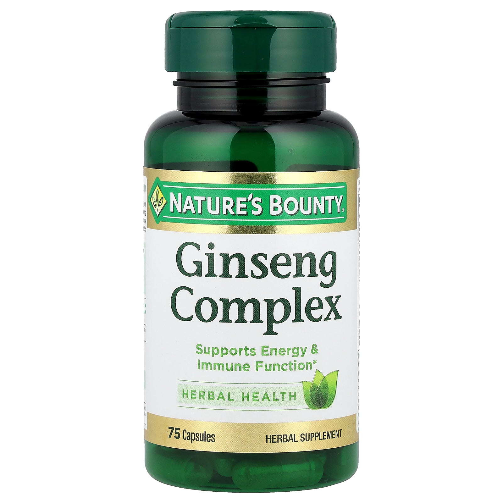 Комплекс женьшеню, Nature's Bounty Ginseng Complex, 75 капсул
