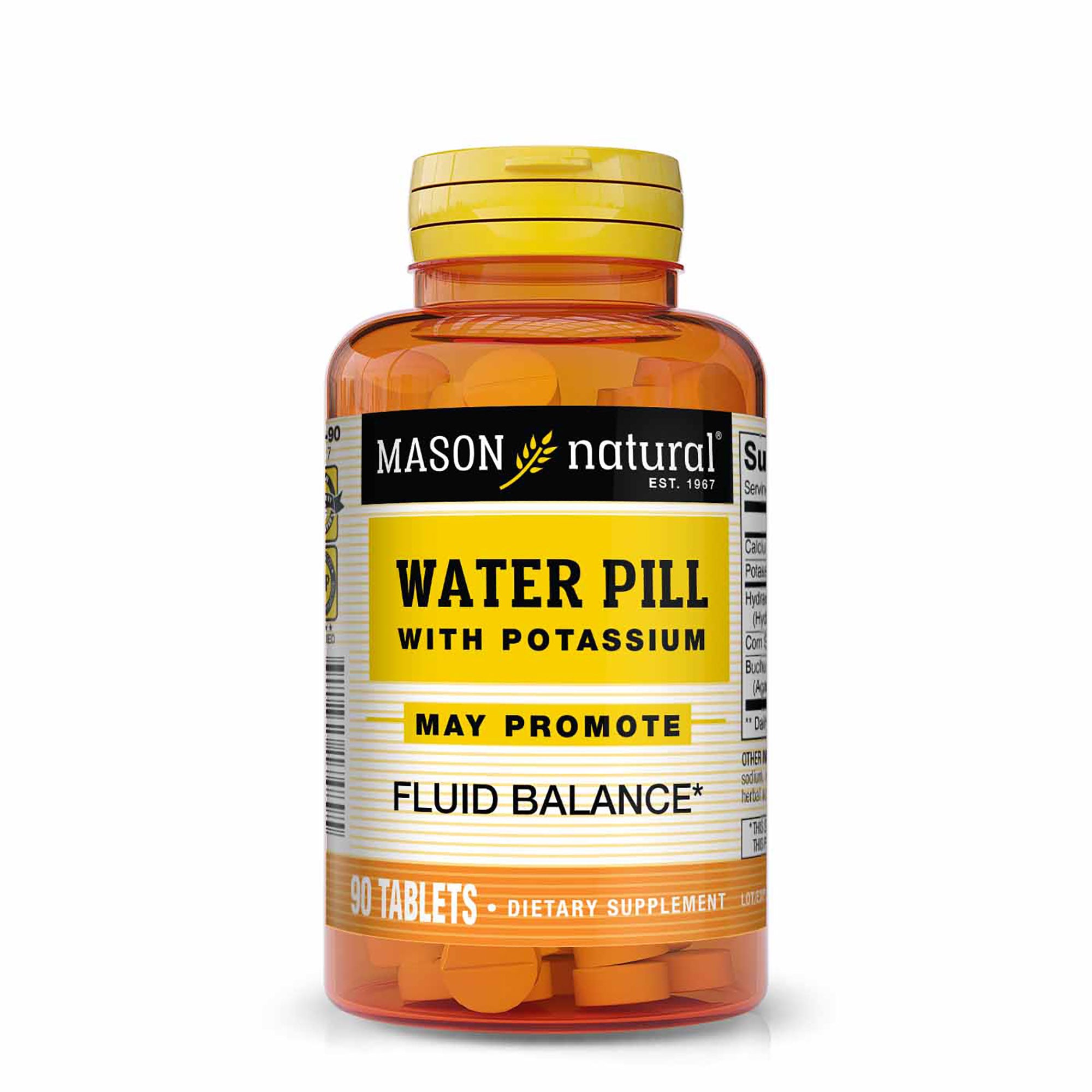 Сечогінний засіб з калієм, Mason Natural Water Pill With Potassium, 90 таблеток