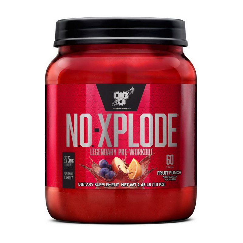 BSN N.O.-XPLODE Pre-Workout Igniter New Formula! 60 serv. (1,11 kg, green apple)