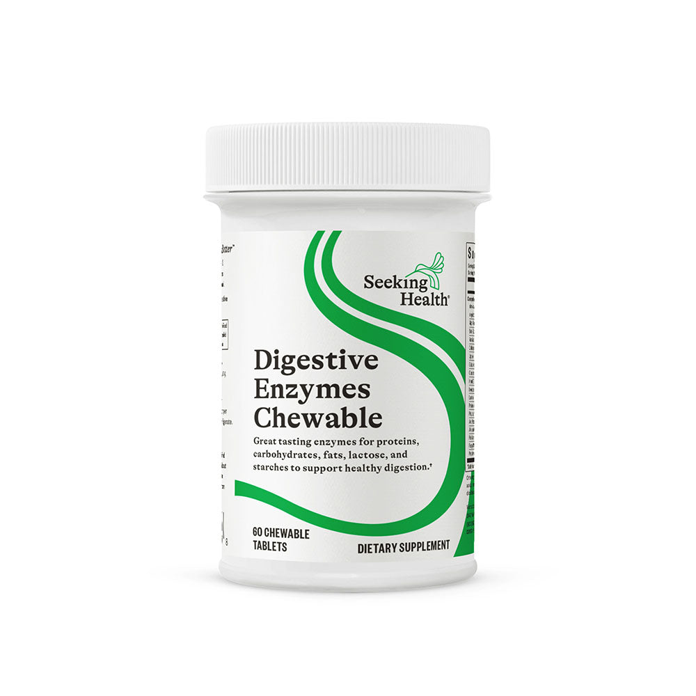 Травні ферменти, Digestive Enzymes, Seeking Health, 60 жувальних таблеток