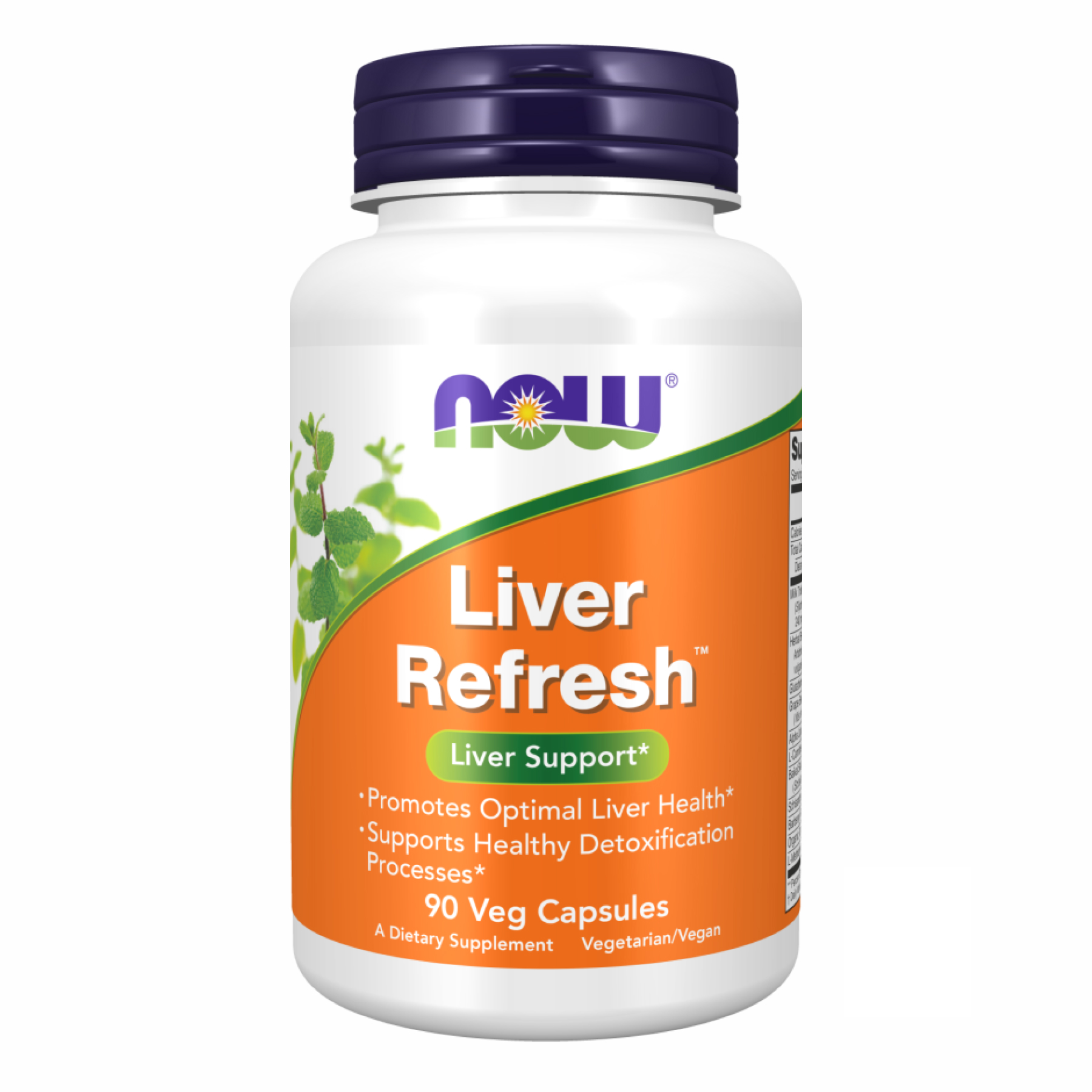 Комплекс для підтримки та детоксикації печінки, Now Foods Liver Refresh, 90 вегетаріанських капсул