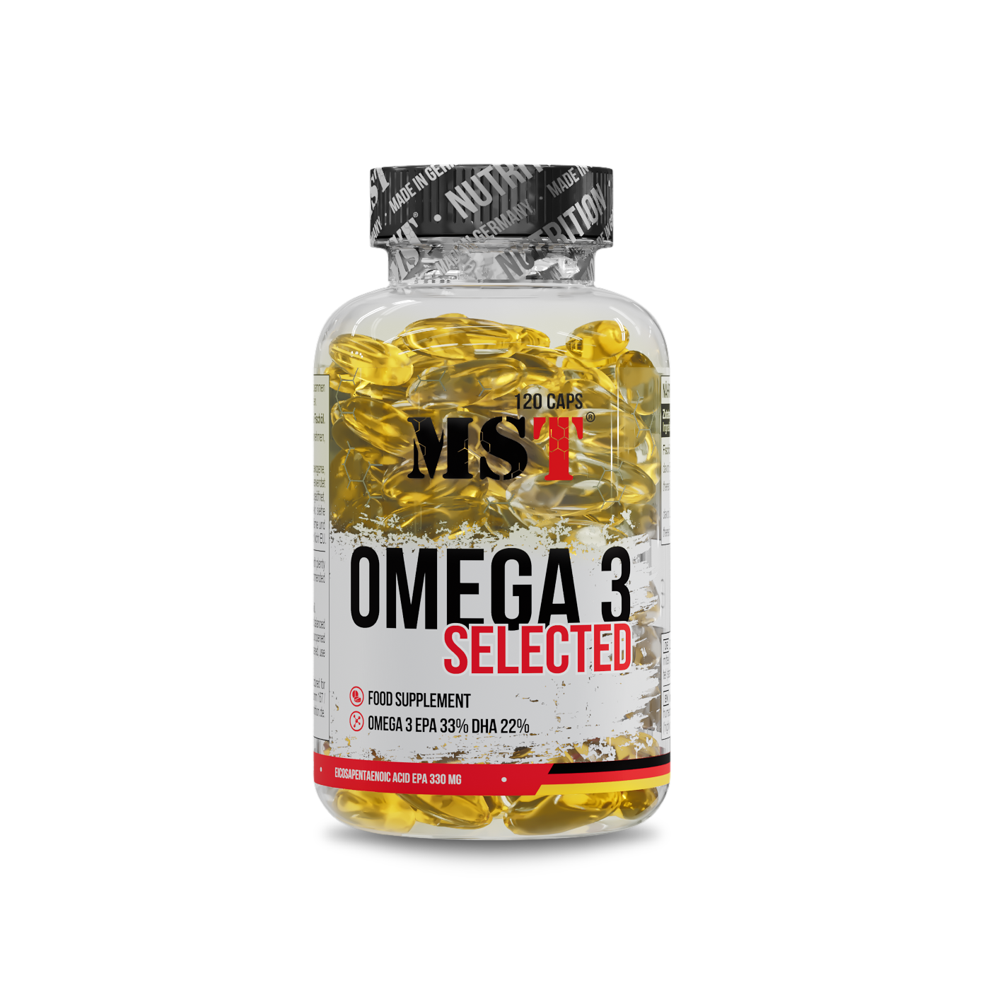 Омега-3, MST Omega 3 Selected, 120 капсул