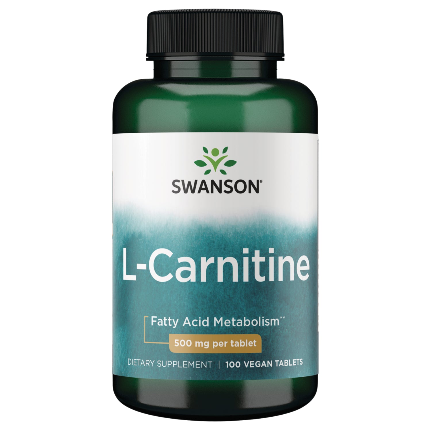 L-карнітин, Swanson L-Carnitine, 500 мг, 100 капсул