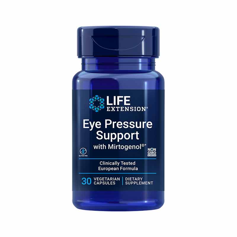 Підтримка внутрішньоочного тиску, Life Extension Eye Pressure Support with Mirtogenol, 30 вегетаріанських капсул