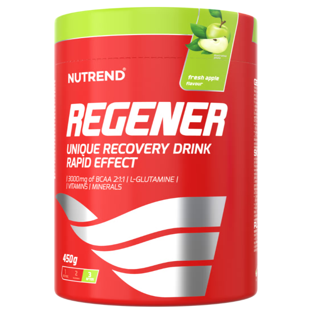 Комплекс для відновлення після тренувань, Nutrend Regener, 450 г (Яблуко)