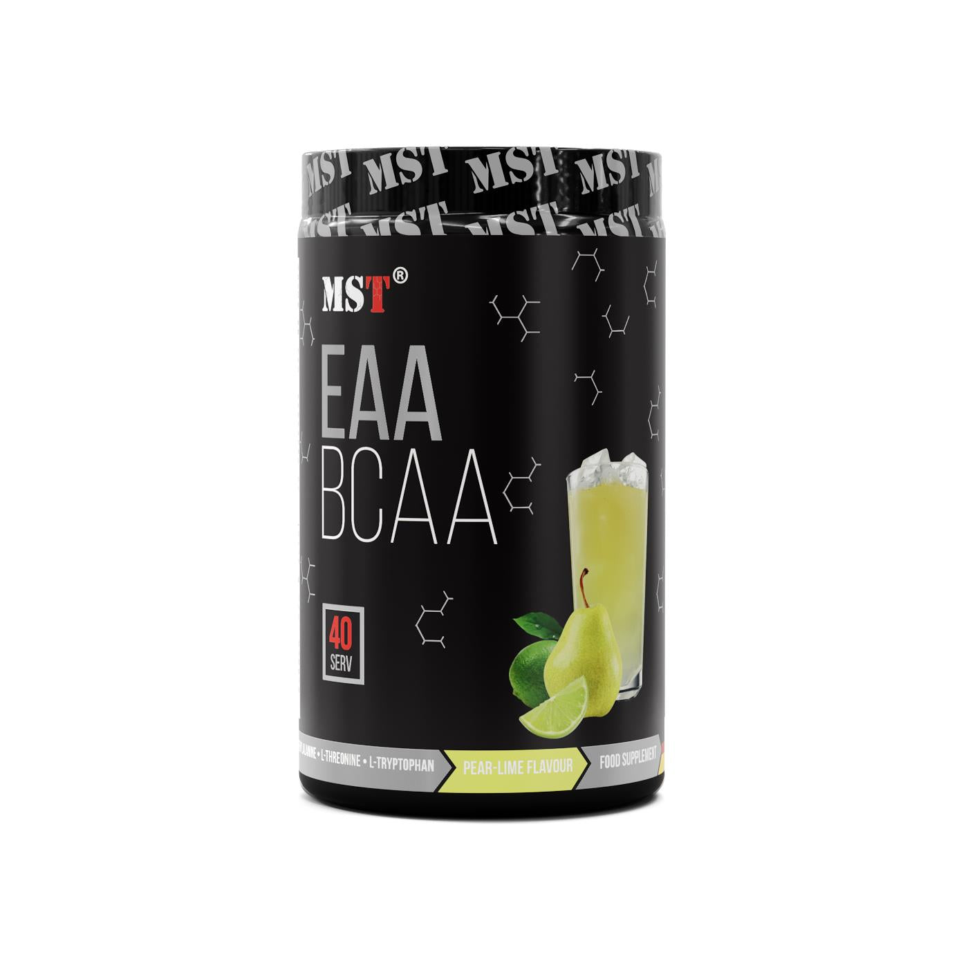 BCAA та EAA, MST BCAA&EAA zero, 520 г (Груша-лайм)