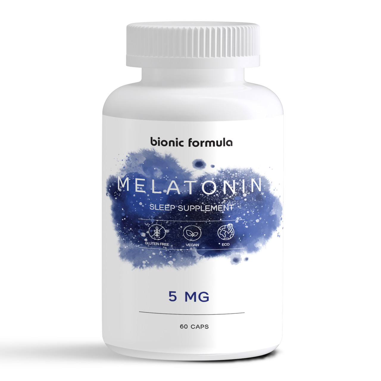 Мелатонин для крепкого сна, Bionic formula, 5 мг, 60 капсул