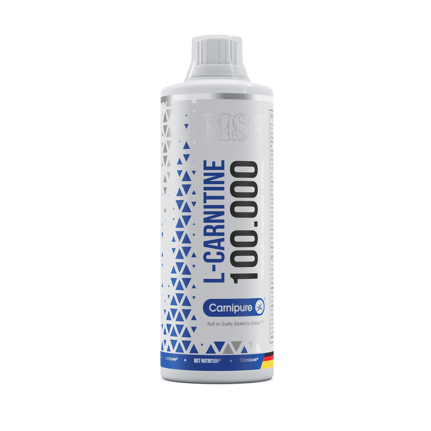 L-карнітин для жироспалювання, MST L-Carnitine 100.000 Carnipure, 1000 мл (Апельсин)