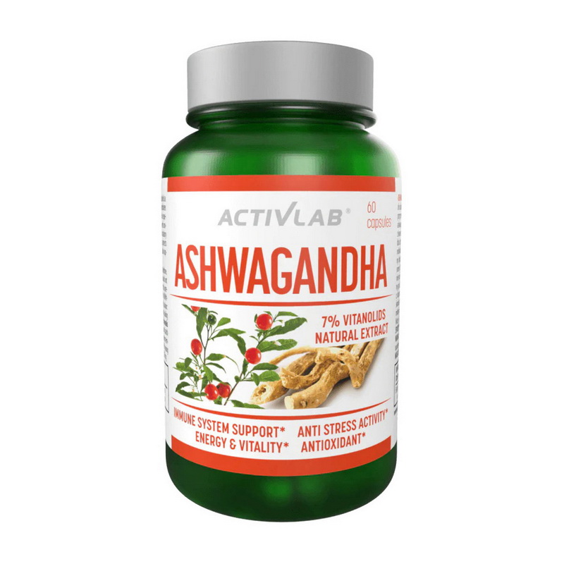 Ашваганда, Activlab Ashwagandha, 60 капсул