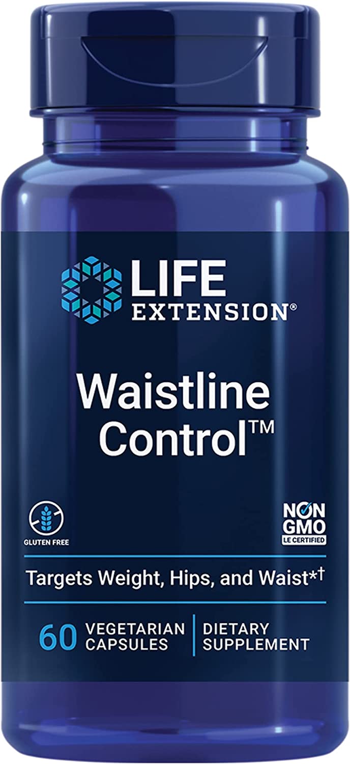 Жироспалювач для стегон та талії, Life Extension Waistline Control, 60 вегетаріанських капсул