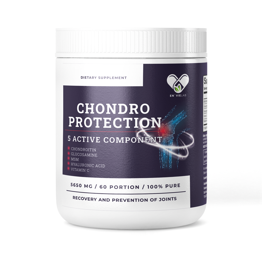 Хондропротекторний комплекс для суглобів, EN`VIE LAB Chondro Active 5, 60 порцій (Банан)