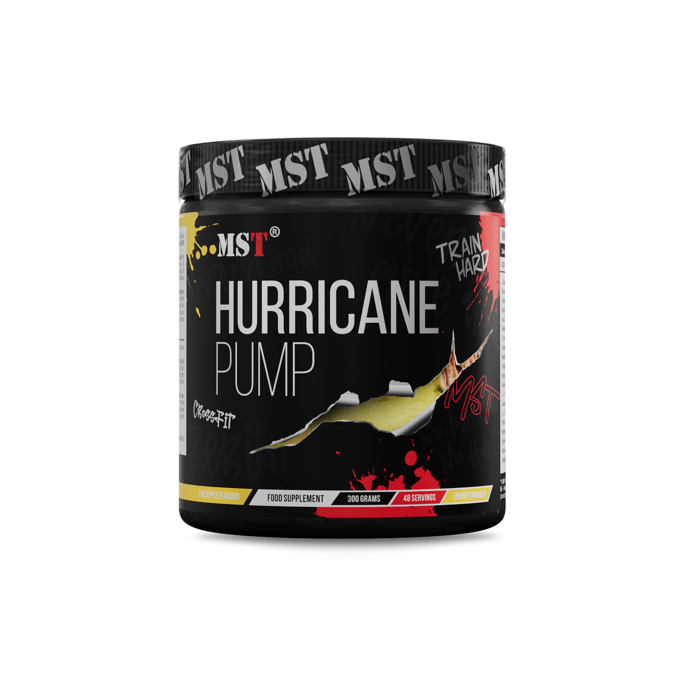 Передтренувальний комплекс, MST Hurricane Pump, 300 г (Ананас)