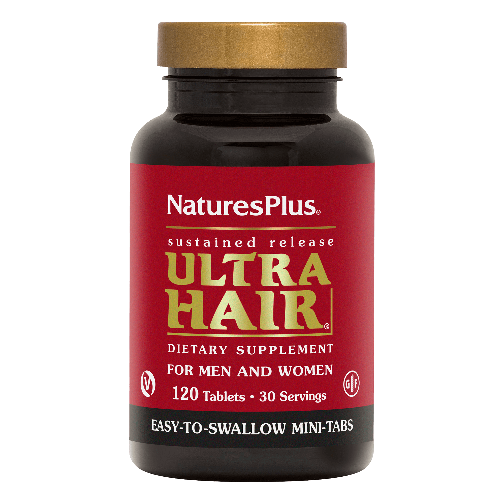 Комплекс для волосся з уповільненим вивільненням, Natures Plus Ultra Hair, 120 таблеток з уповільненим вивільненням