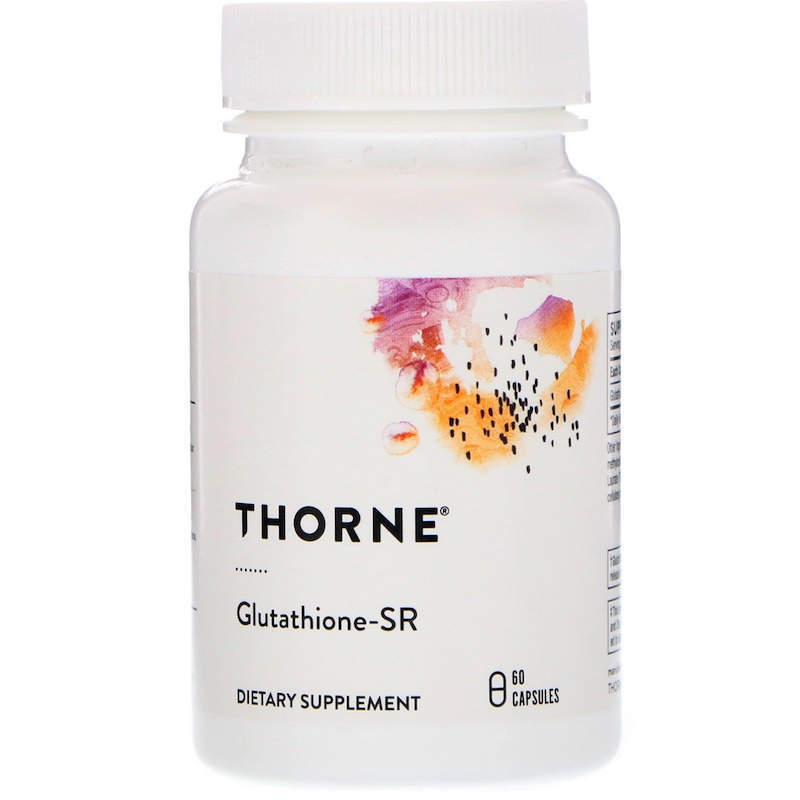 Глутатіон, Thorne Research Glutathione-SR, 175 мг, 60 капсул