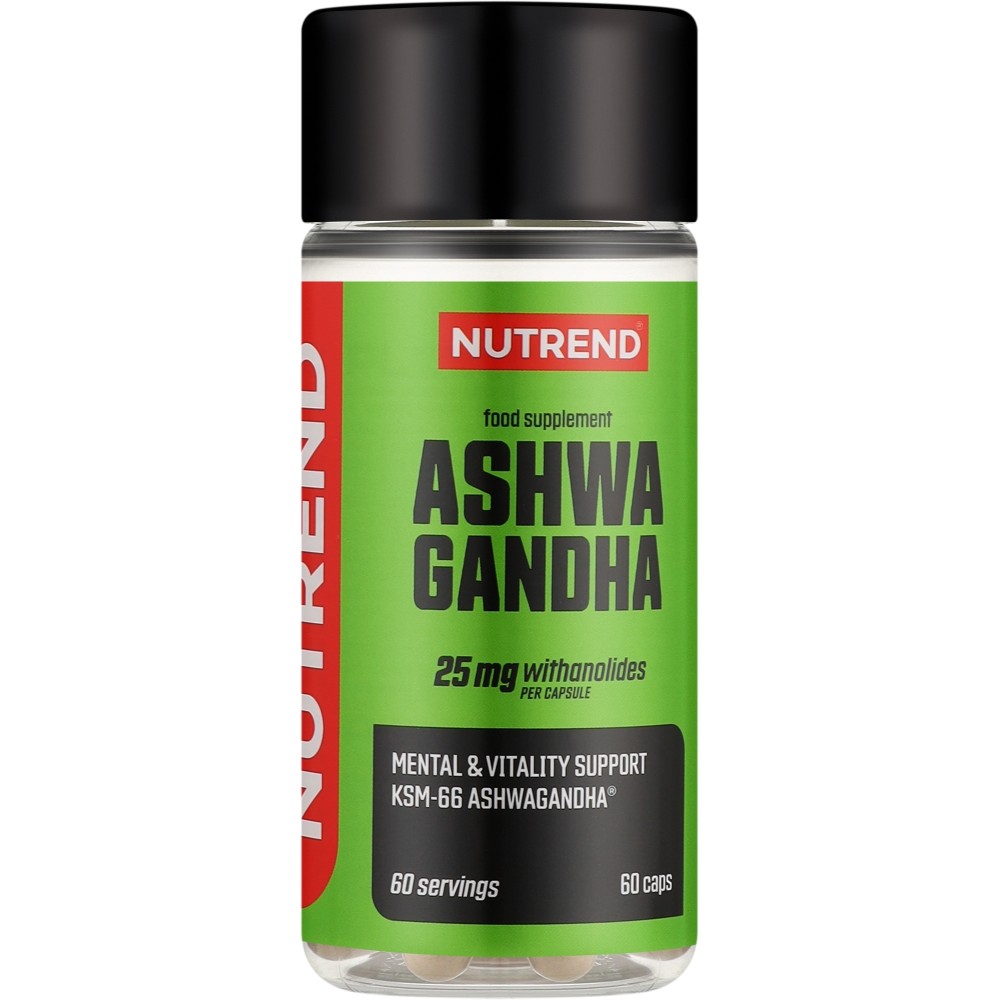 Ашваганда, Nutrend Ashwagandha, 60 капсул