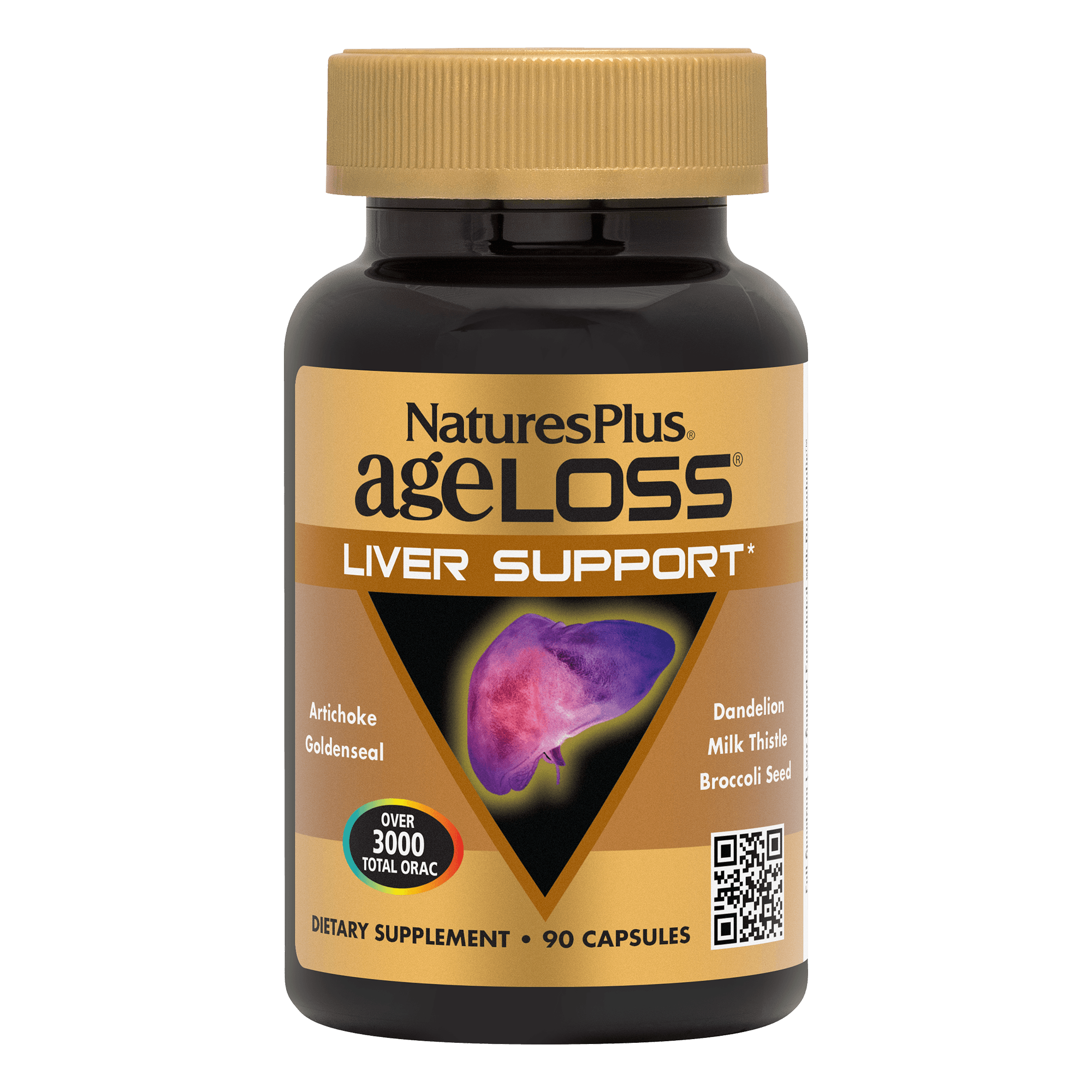 Комплекс для підтримки печінки, Natures Plus AgeLoss Liver Support, 90 капсул