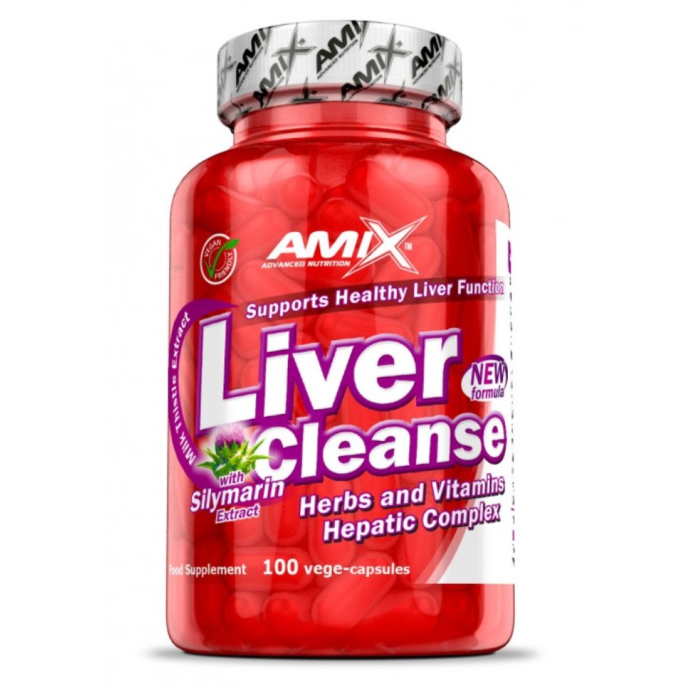 Комплекс для очищення печінки, Amix Liver Cleanse, 100 вегетаріанських капсул