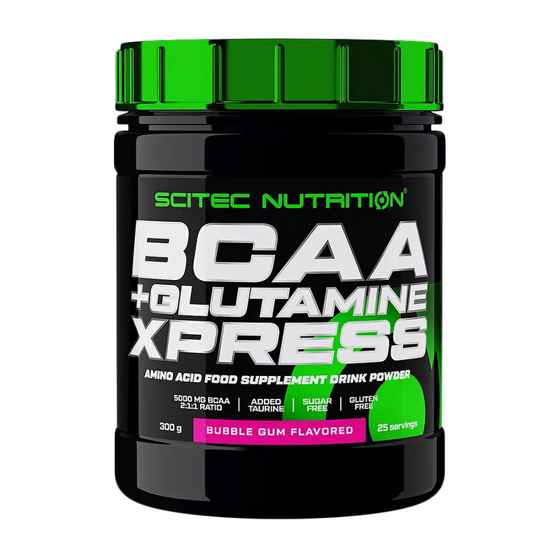 BCAA та глютамін, Scitec Nutrition BCAA + Glutamine Xpress, 300 г (Цитрусовий мікс)