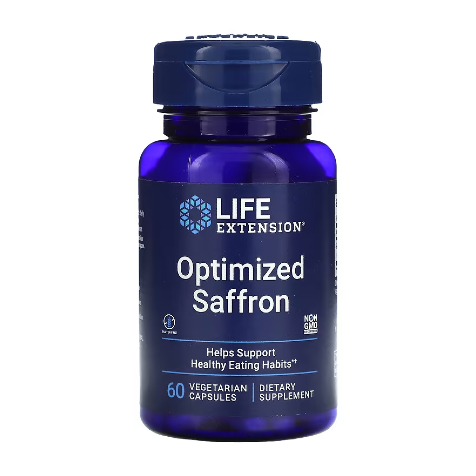 Шафран для підтримки настрою, Life Extension Optimized Saffron, 60 вегетаріанських капсул