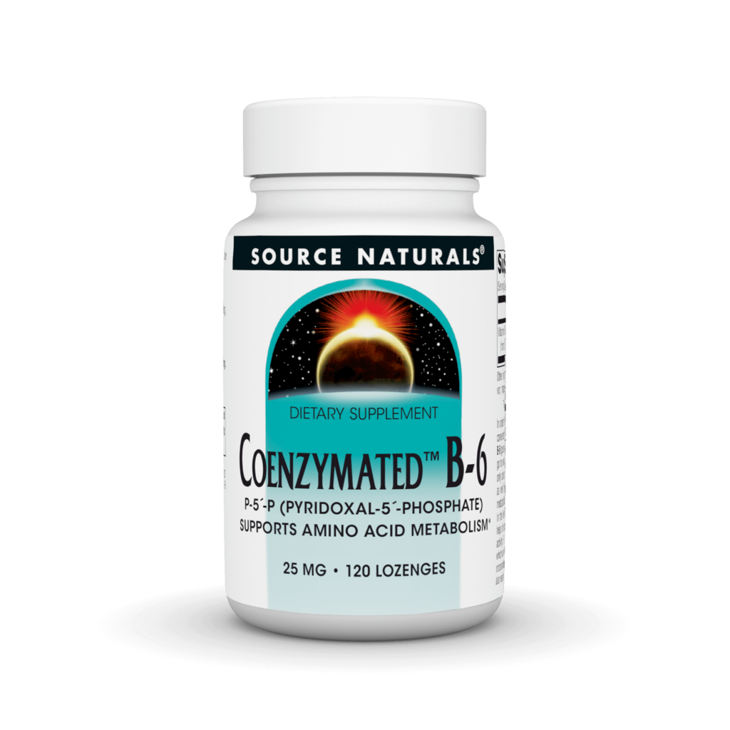 Коензим вітаміну В6, Source Naturals Coenzymated B-6, 25 мг, 120 таблеток