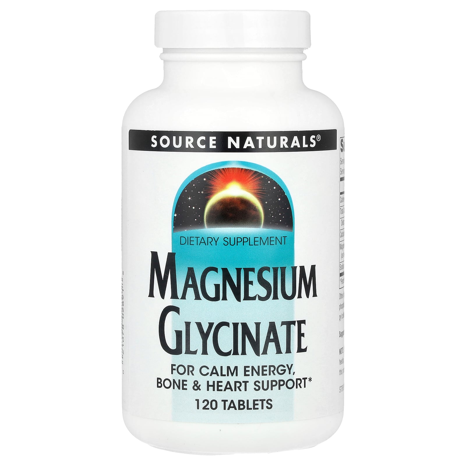 Source Naturals Magnesium Glycinate (120 tab)