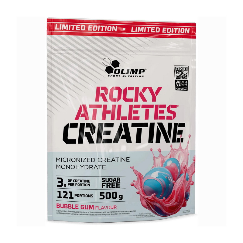 Креатин, Olimp Nutrition Rocky Athletes Creatine Limited Edition, 500 г (Жувальна гумка)