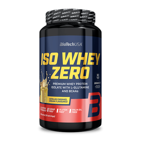 Протеїн ізолят, BioTech Iso Whey Zero, 908 г (Каталонський карамельний крем)