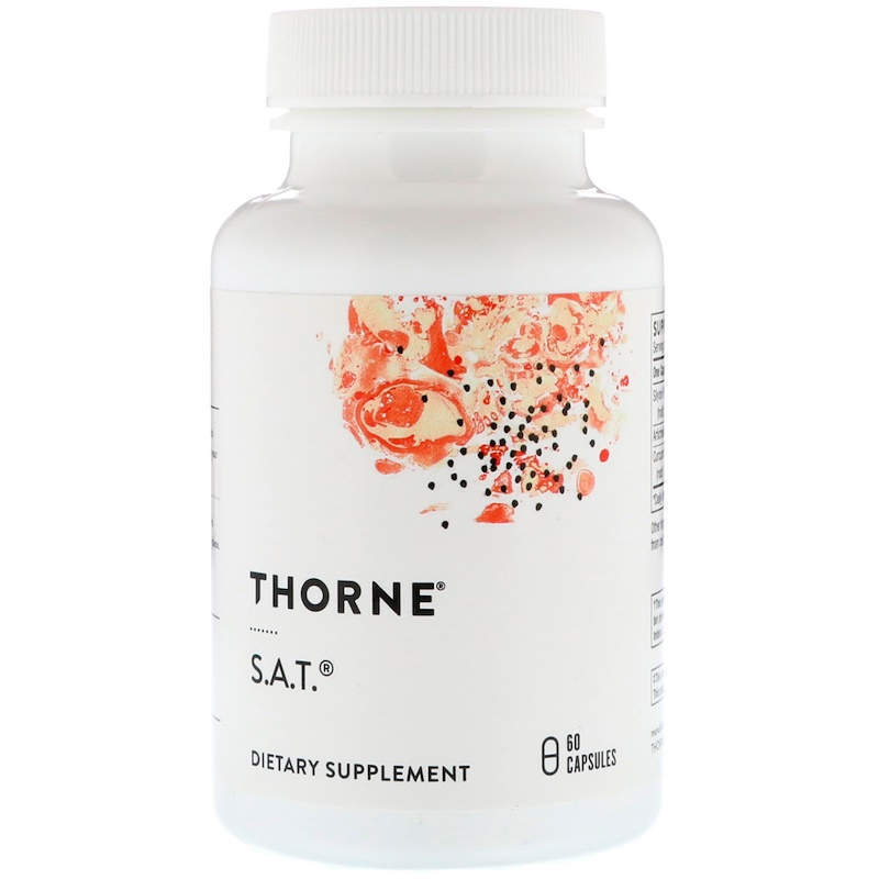 Підтримка печінки, Thorne Research S.A.T., 60 капсул