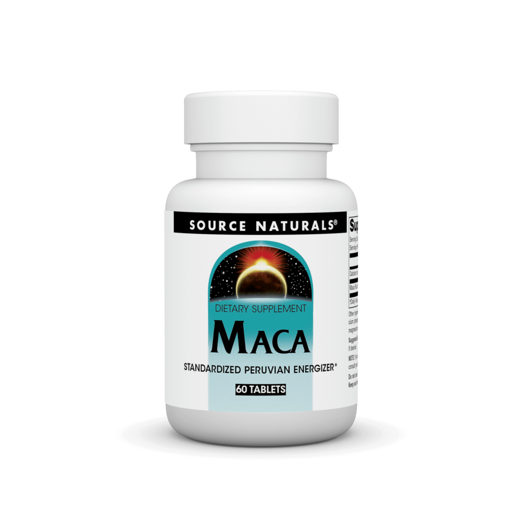 Мака, Source Naturals Maca, 250 мг, 60 таблеток