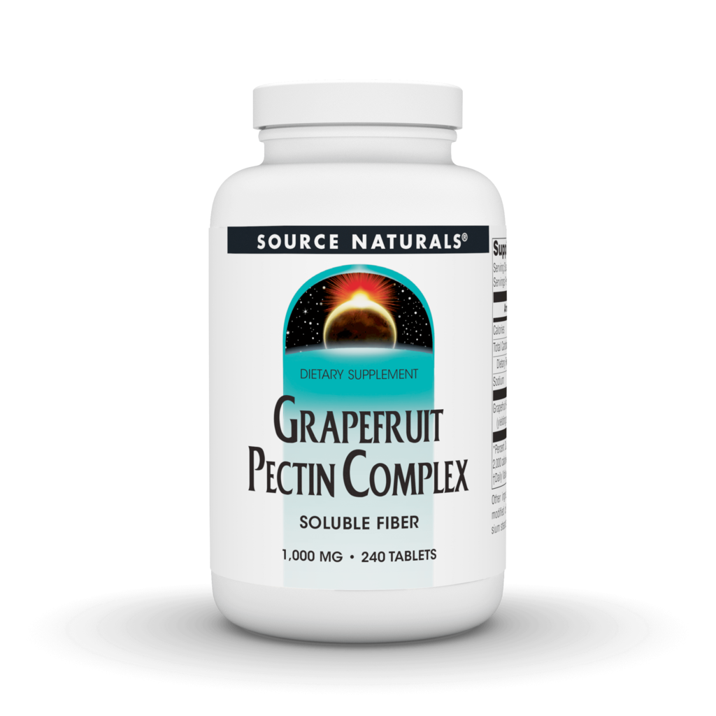 Грейпфрутовий пектин, Source Naturals Grapefruit Pectin, 240 таблеток