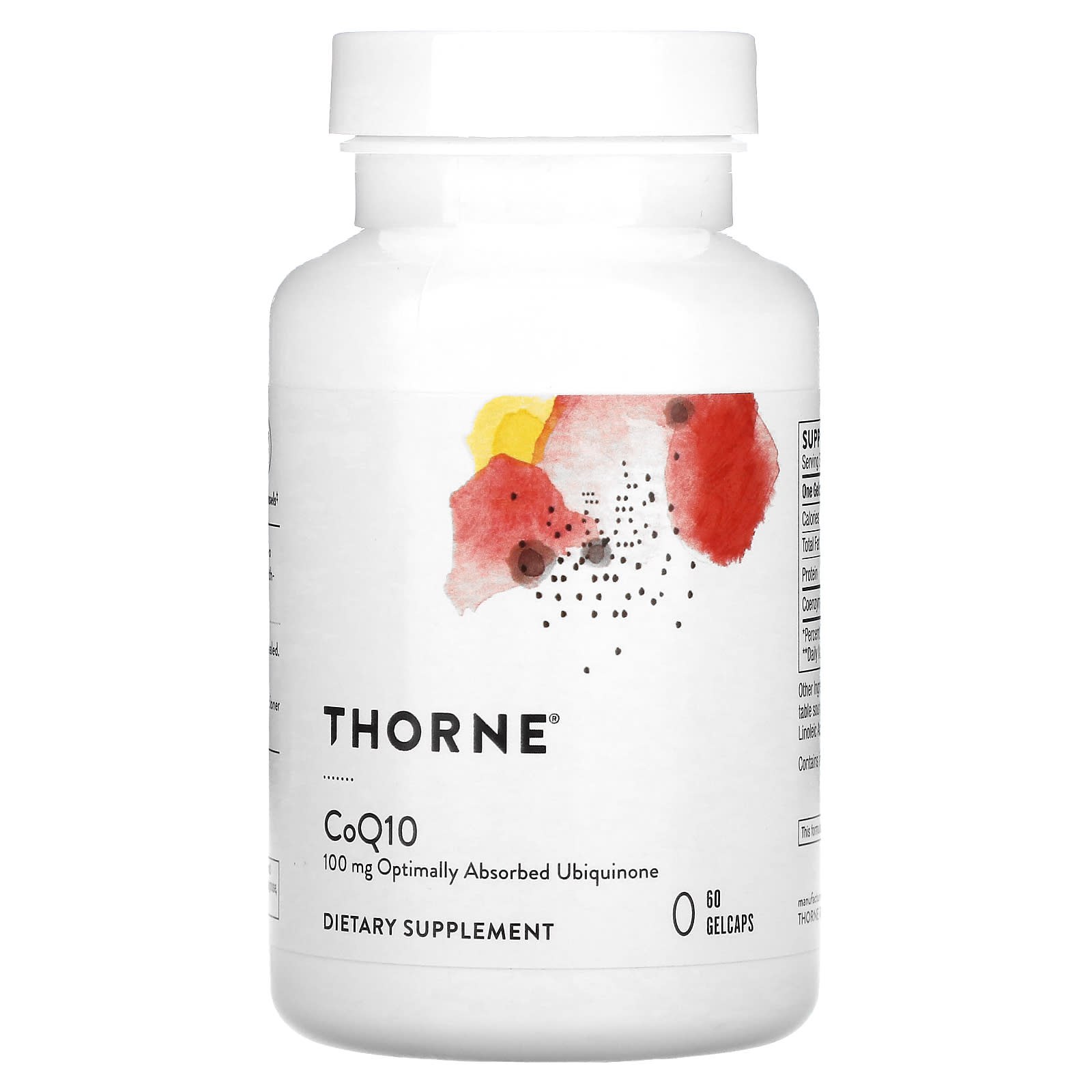 Коензим Q10, Thorne Research Q-Best 100, 100 мг, 60 м'яких капсул