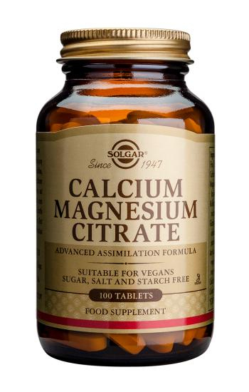 Кальцій та магній цитрат, Solgar Calcium Magnesium Citrate, 100 таблеток
