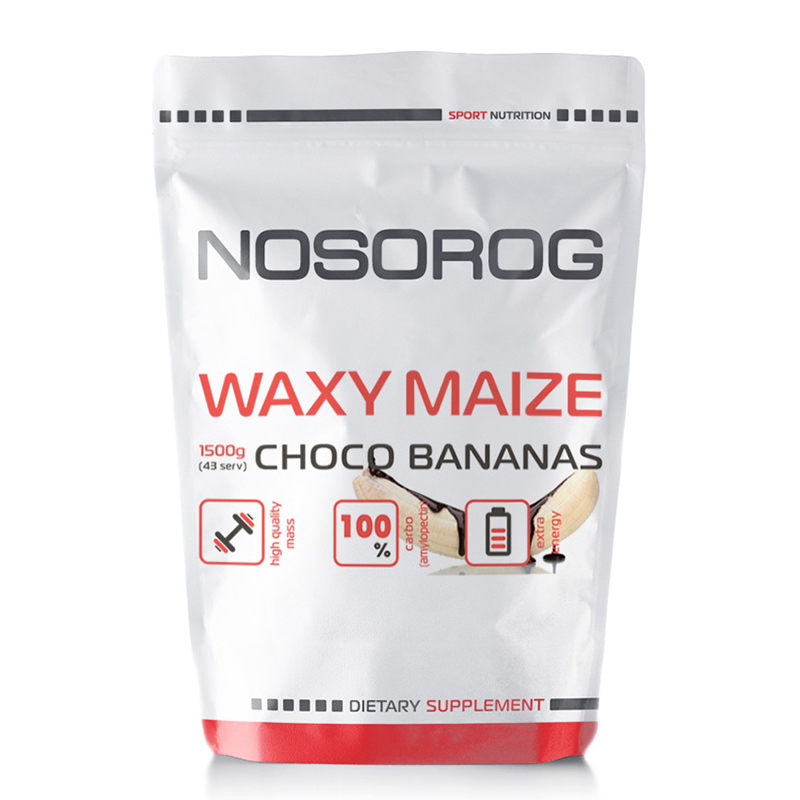 Воскова кукурудза, NOSOROG Waxy Maize, 1,5 кг (Шоколад-банан)