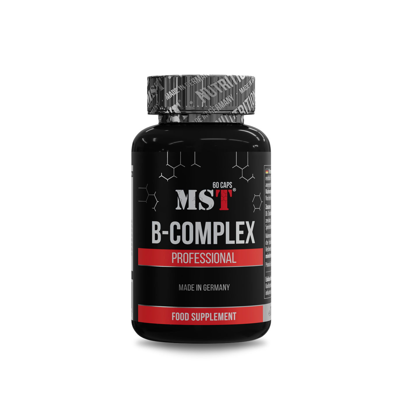 Вітаміни групи B, MST B-Complex Professional, 60 капсул
