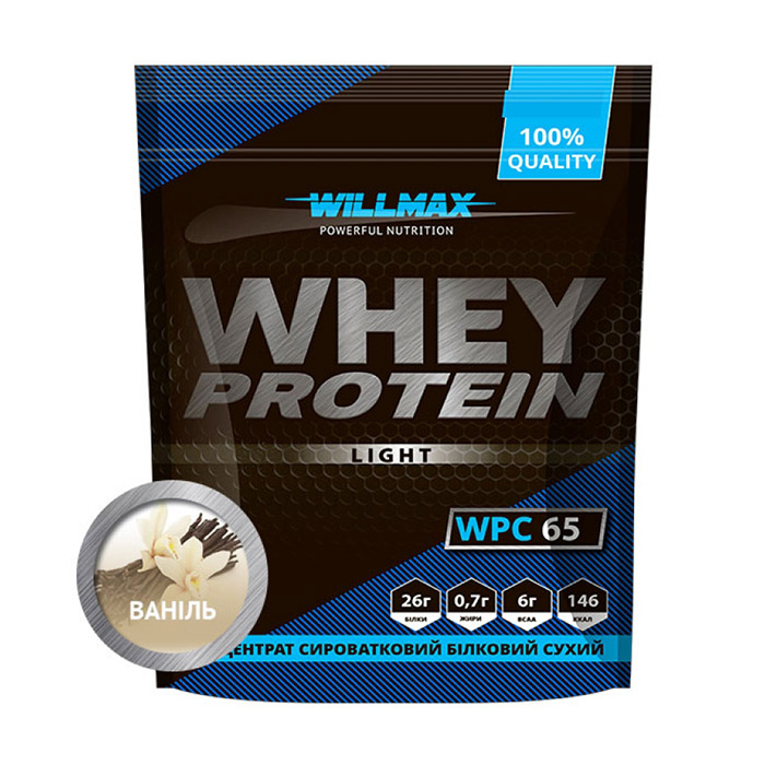 Протеїн сироватковий, Willmax Whey Protein 65, 1 кг (Лаймовий чізкейк)