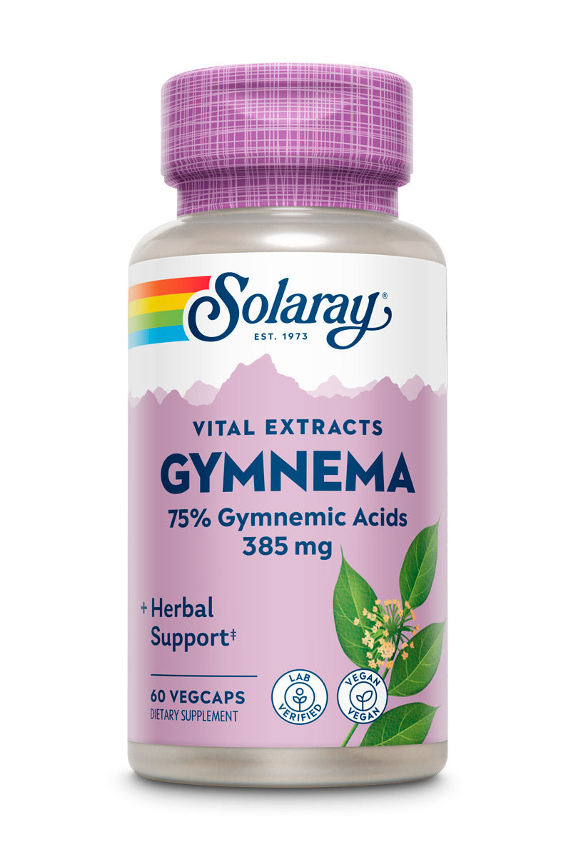 Екстракт джимнеми, Solaray Gymnema, 60 вегетаріанських капсул