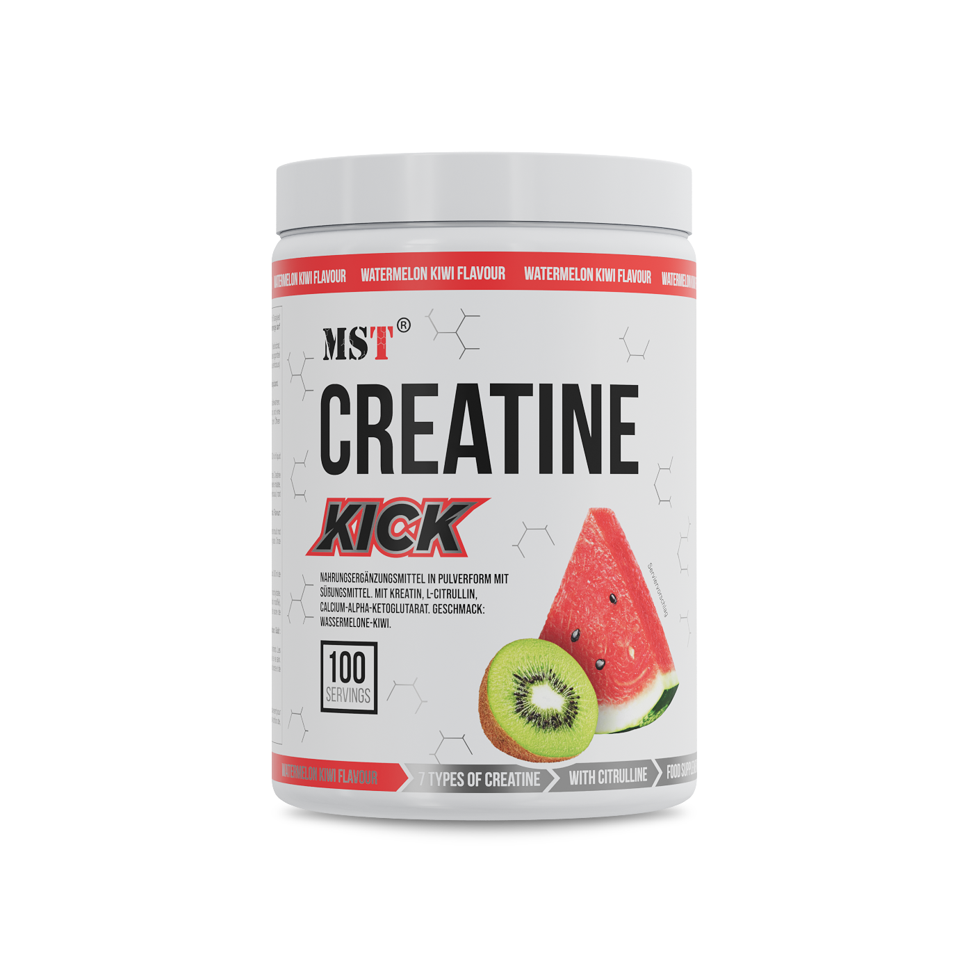 Креатин, MST Creatine Kick, 1 kg, (Арбуз-киви)
